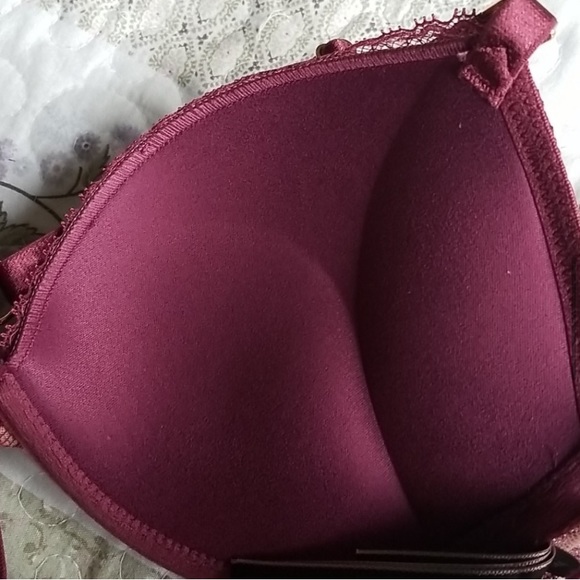 VS VERY SEXY BOMBSHELL LACE PUSH UP BRA STRAPPY SHINE - Picture 8 of 8